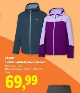 Lidl CRIVIT Jachetă softshell, damă / bărbați Ofertă