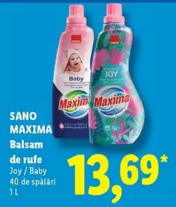 Lidl SANO MAXIMA Balsam de rufe Ofertă