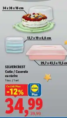 Lidl SILVERCREST Cutie / Caserole cu răcire Ofertă