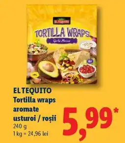 Lidl ELTEQUITO Tortilla wraps Ofertă