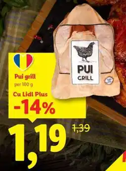 Lidl Pui grill Ofertă