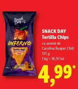 Lidl SNACK DAY Tortilla Chips Ofertă