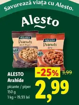 Lidl Alesto Arahide Ofertă