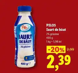 Lidl Pilos Iaurt de băut Ofertă