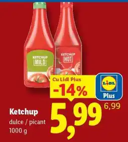 Lidl Ketchup Ofertă