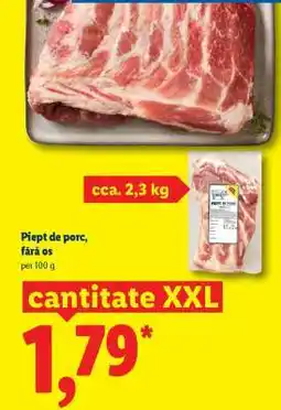Lidl Piept de porc, fără os Ofertă