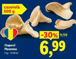 Lidl Ciuperci Pleurotus Ofertă