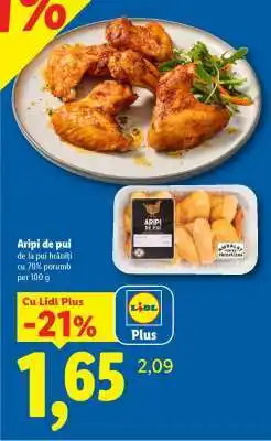 Lidl Aripi de pui Ofertă