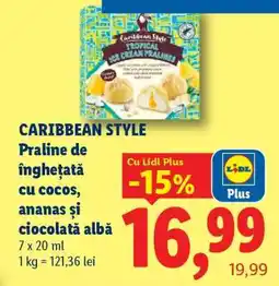 Lidl CARIBBEAN STYLE Praline de înghețată Ofertă
