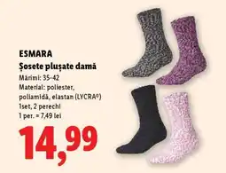 Lidl ESMARA Șosete plușate, damă Ofertă