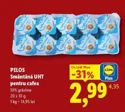 Lidl Pilos Smântână UHT pentru cafea Ofertă