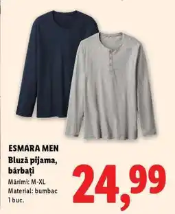 Lidl ESMARA MEN Bluză pijama, bărbați Ofertă