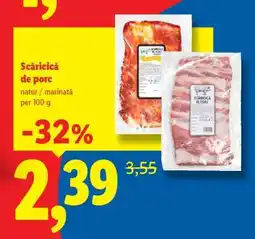 Lidl Scăricică de porc Ofertă