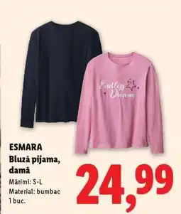 Lidl ESMARA Bluză pijama, damă Ofertă