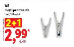 Lidl W5 Clești pentru rufe Ofertă