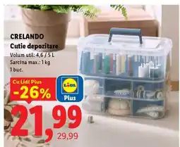 Lidl CRELANDO Cutie depozitare Ofertă