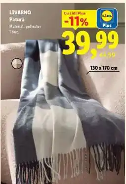 Lidl Livarno Pătură Ofertă