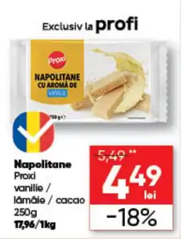PROFI Proxi napolitane vanilie Ofertă