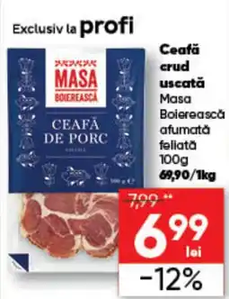 PROFI Masa Boiereasca ceafa de porc afumată feliată Ofertă