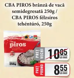 CBA Cba piros brânză de vacă semidegresată Ofertă