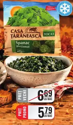 CBA Casa Țărăneasca Spanac Portionat Ofertă