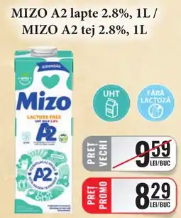CBA Mizo A2 lapte 2.8% Ofertă