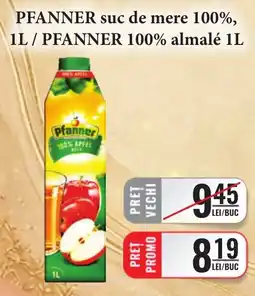 CBA Pfanner suc de mere 100% Ofertă