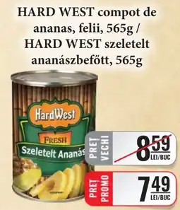 CBA HardWest szeletelt ananas Ofertă