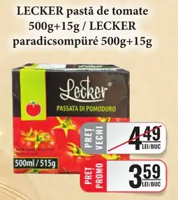 CBA Lecker pastă de tomate paradicsompüré Ofertă