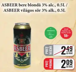 CBA Asbeer bere blondă Ofertă