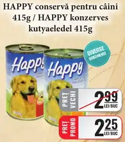 CBA Happy conservă pentru câini Ofertă