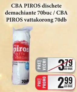 CBA Cba piros dischete demachiante Ofertă