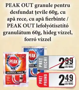 CBA Peak out granule pentru desfundat țevile Ofertă
