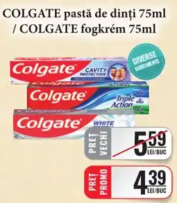 CBA Colgate pastă de dinți Ofertă