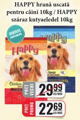 CBA Happy hrană uscată pentru câini 10kg Ofertă