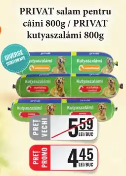 CBA Privat salam pentru câini Ofertă