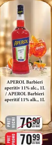 CBA Aperol Barbieri aperitiv Ofertă
