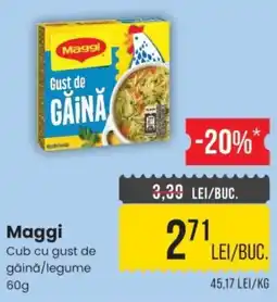 Mega Image Maggi cub cu gust de găină/legume Ofertă