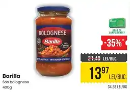Mega Image Barilla Sos bolognese Ofertă