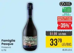 Mega Image Famiglia Pasqua Prosecco Ofertă
