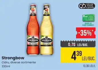 Strongbow Cidru, diverse sortimente