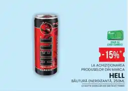 Mega Image Hell băutură energizantă Ofertă