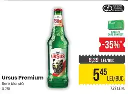 Mega Image Ursus Premium Bere blondă Ofertă