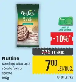 Mega Image Nutline semințe albe ușor sărate/extra sărate Ofertă