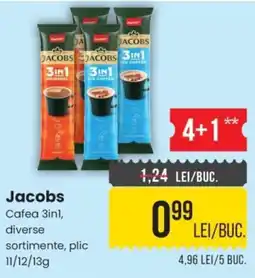 Mega Image Jacobs cafea 3in1 Ofertă
