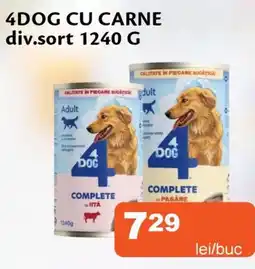 Unicarm 4dog cu carne Ofertă