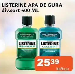 Unicarm Listerine apa de gura Ofertă