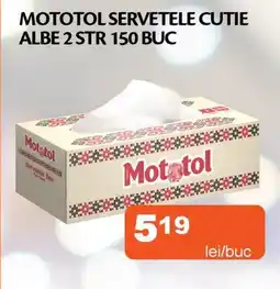Unicarm Mototol servetele cutie albe Ofertă