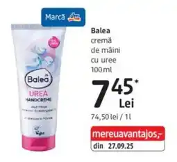 DM Balea cremă de mâini cu uree Ofertă