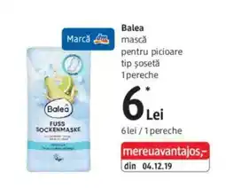 DM Balea mască pentru picioare tip șoșetă Ofertă